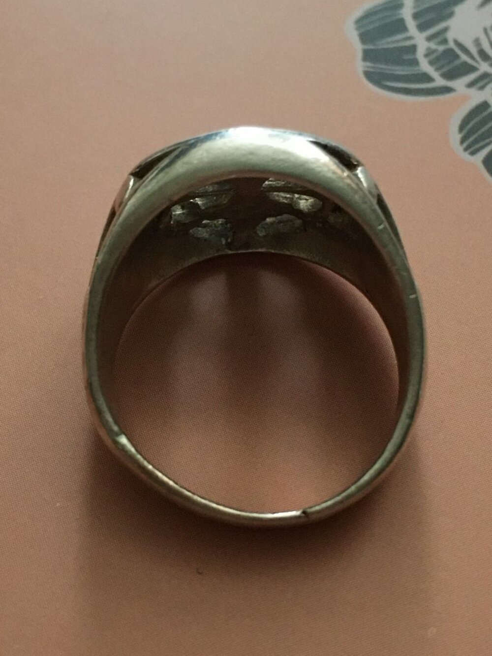 Y2K 925 Signed Silver Renaissance Fair D&D Knights Cross Ring - Picture 15 of 16